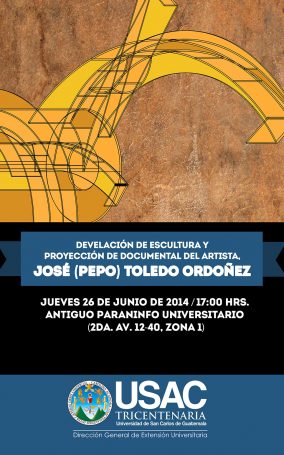 Invitación-6.26.14-Guatemala,-USAC,-Paraninfo,-Escultura-Urbana
